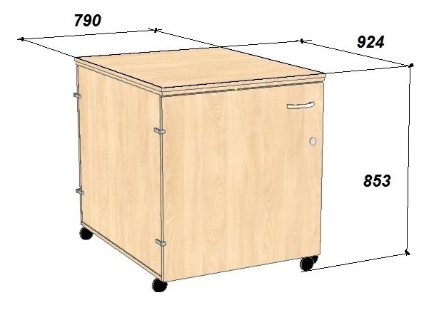 Стол для швейной машины и оверлока Комфорт 1QL+ (Акация) - фотография № 15