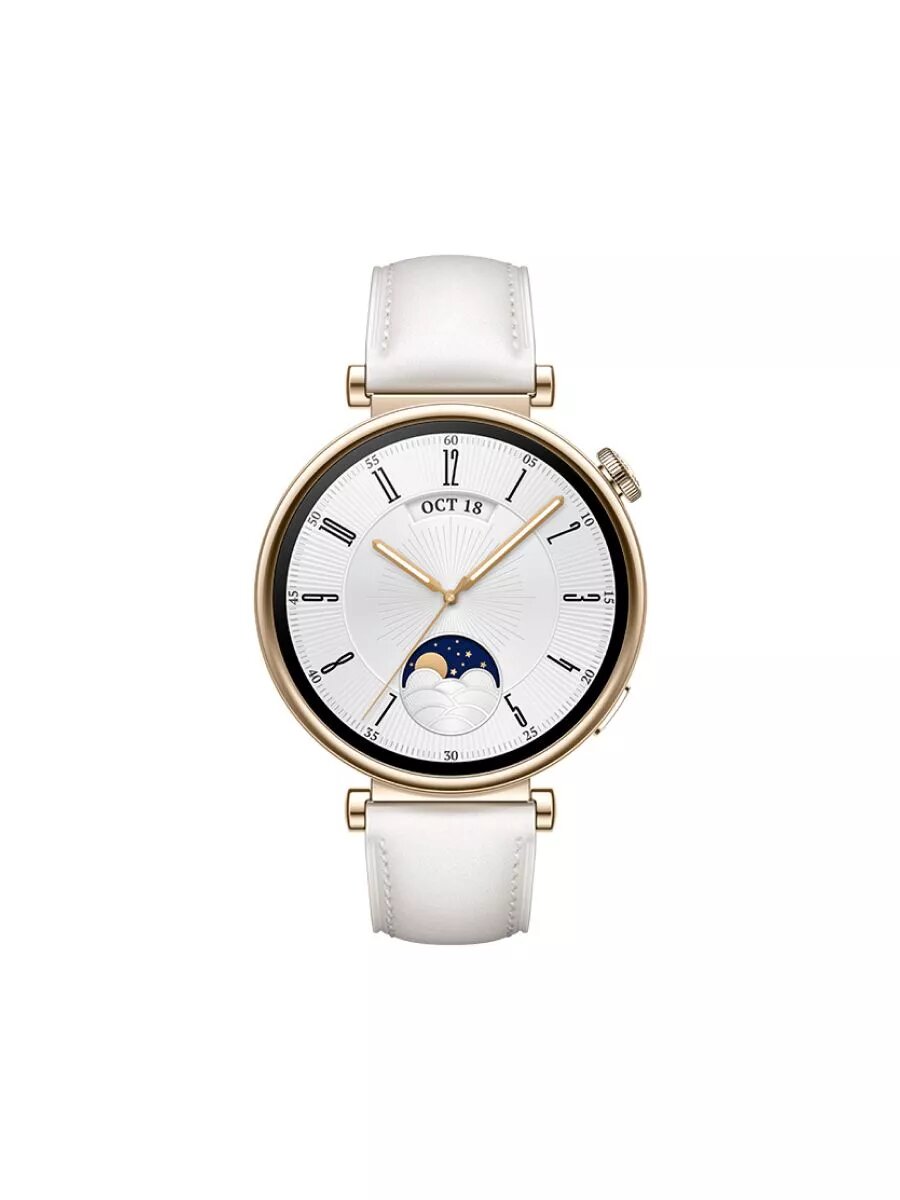 Смарт часы HUAWEI WATCH GT 4, 41 мм, Aurora-B19L, Белый — фото 1