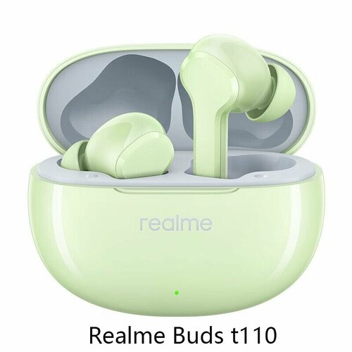 Беспроводные наушники Realme Buds T110 с микрофоном Realme Buds T110 Bluetooth 54 зеленый 2599₽