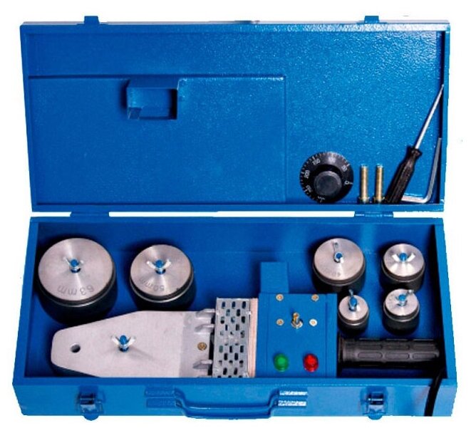 Аппарат для сварки ДИОЛД АСПТ-2 ручной мечевидный нагреватель 800Вт 6 насадок кейс