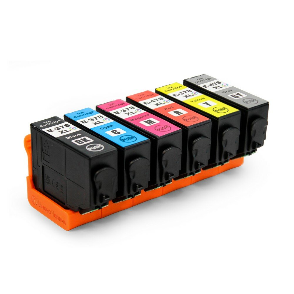 Картриджи для Epson Expression Photo HD XP-15000 (T3781-T3784 / T3791-T3794, T04F5-T04F6), совместимые, комплект 6 цветов, im.E-XP15000