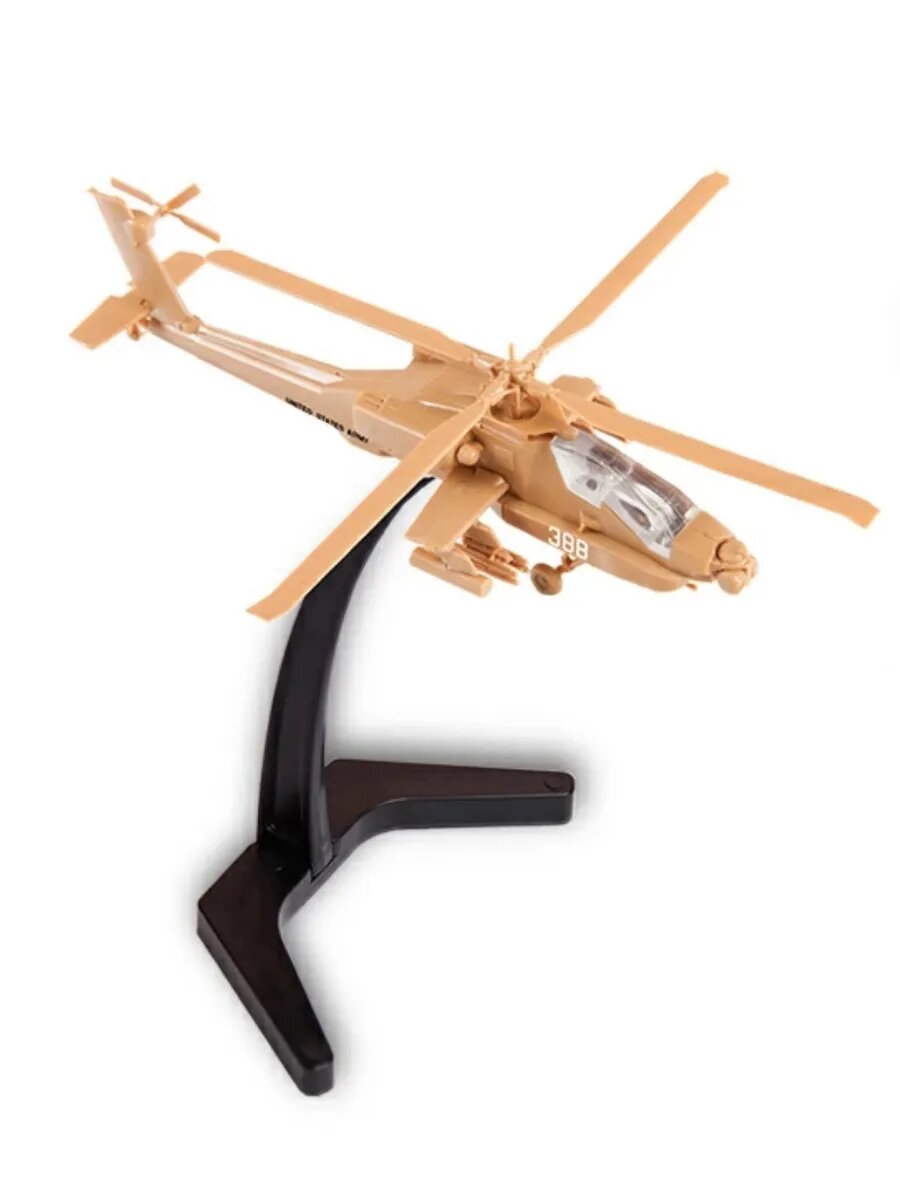 ZVEZDA Американский вертолёт Апач 21 деталь, масштаб 1:144, сборная модель — фото 1