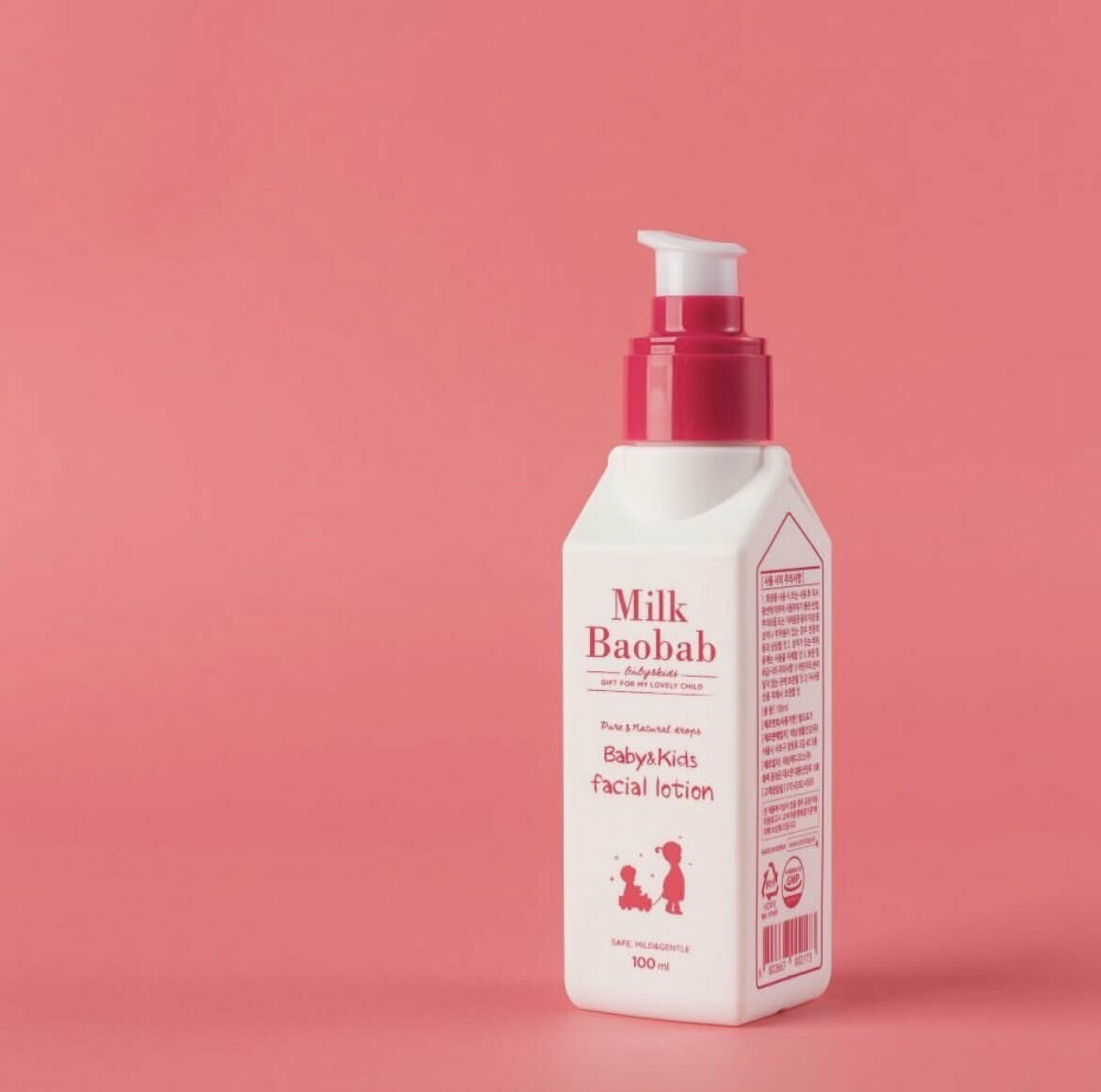 Картинки MilkBaobab Детский лосьон для лица увлажняющий Baby Kids Lotion, 100 мл.