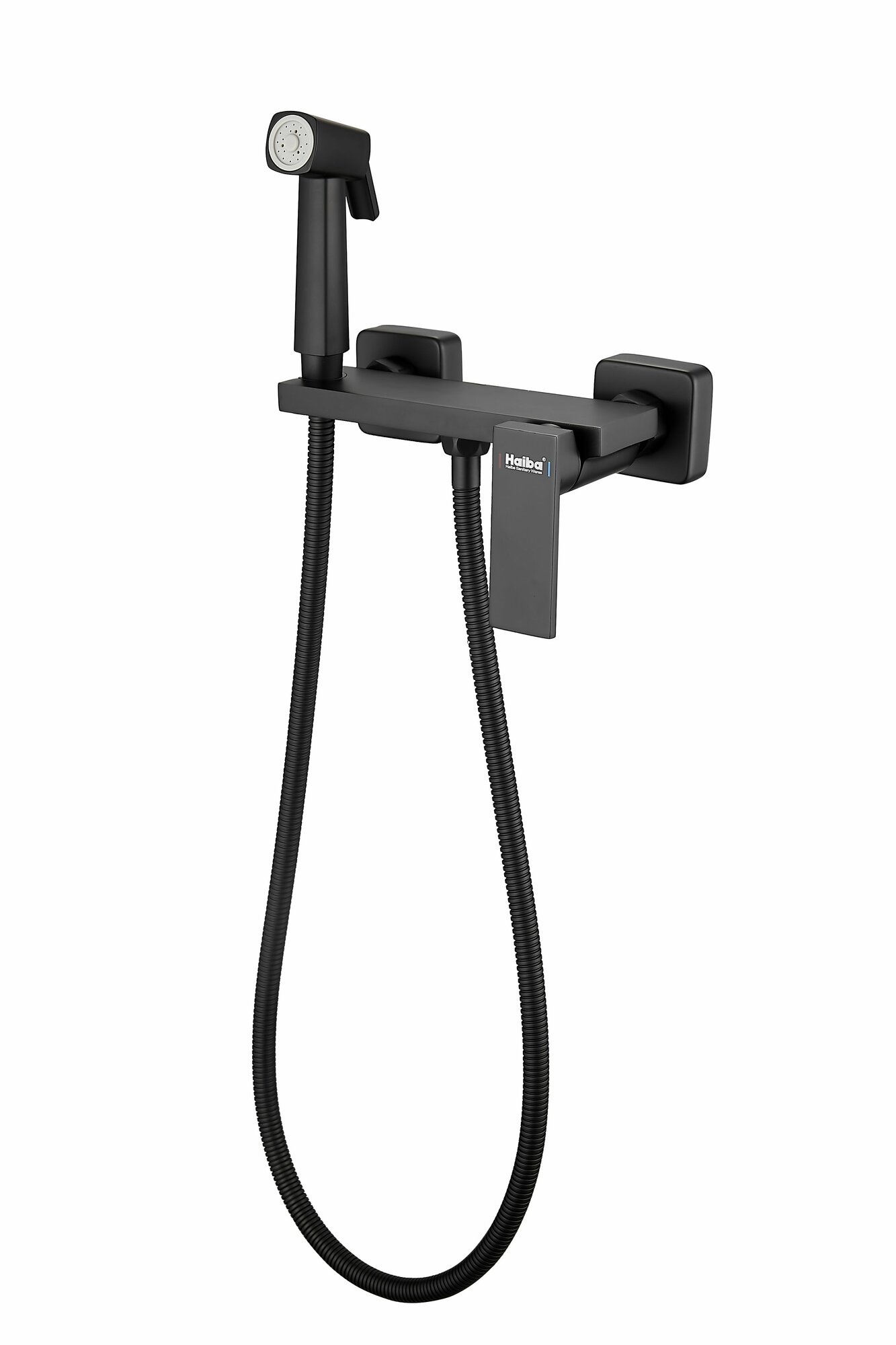 Гигиенический душ со смесителем HAIBA HB5517-7 черный