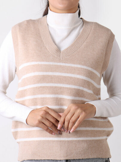 Кардиган , размер One Size, светло-бежевый — фото 1