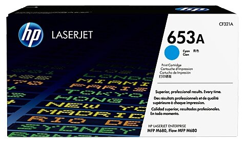 Картридж лазерный HP 653A Cyan