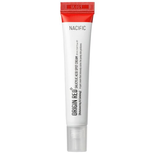 Крем для лица точечный против воспалений Nacific Origin Red Salicylic Acid Spot Cream, 20 мл