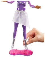 Интерактивная кукла Barbie с ховербордом Космическое приключение, 30 см, DLT23