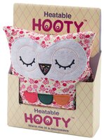 Игрушка-грелка Warmies Hooty Совёнок цветочно-розовый 22 см