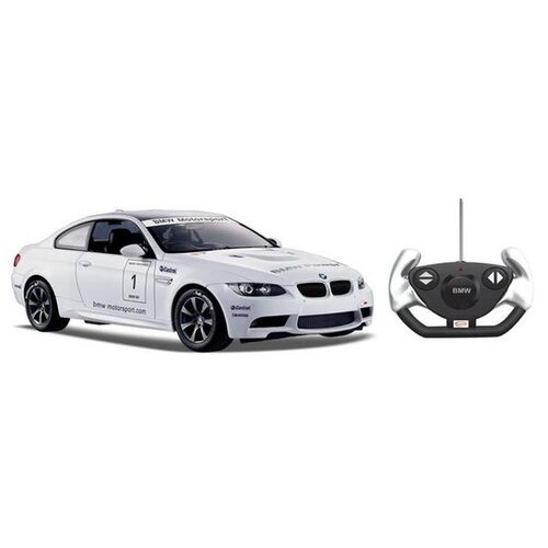 Легковой автомобиль Rastar BMW M3 спортивная версия 48000, 1:14, 33 см, белый