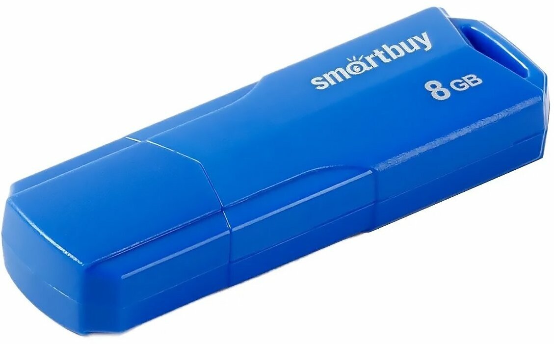 USB 8GB SmartBuy Clue синий - фотография № 4