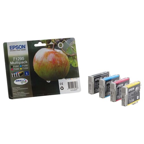 комплект картриджей epson c13t12854012 130 стр многоцветный Комплект картриджей Epson C13T12954010, 400 стр, многоцветный