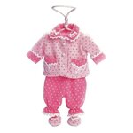 ADORA Пижамный комплект для кукол ''Розовая пижама'' - изображение