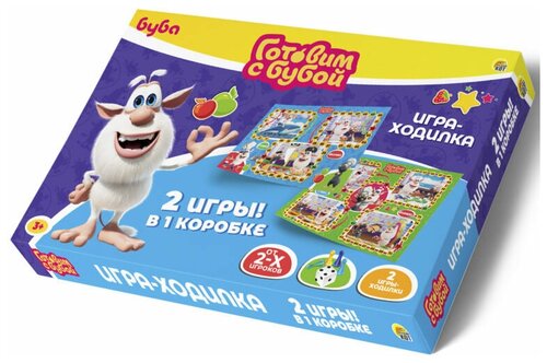 Игра 2в1 Готовим с Бубой (ходилка)