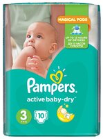 Pampers подгузники Active Baby-Dry 3 (5-9 кг) 10 шт.