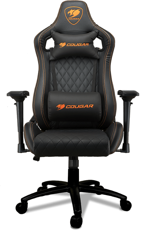 Кресло компьютерное игровое Cougar ARMOR S Black-Orange [3MGC2NXB.0001]