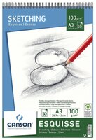 Альбом для эскизов Canson Esquisse 42 х 29.7 см (A3), 100 г/м², 50 л.