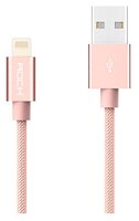 Кабель Rock Metal Charge & Sync Round Cable 20 0.2 м rose gold