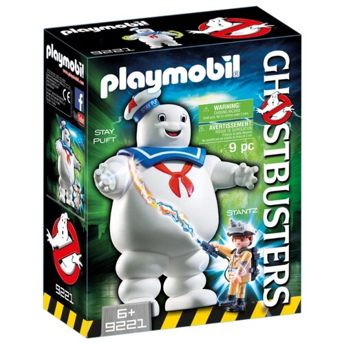 фото Набор с элементами конструктора playmobil ghostbusters 9221 зефирный человек