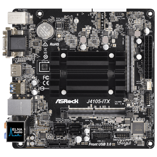 фото Материнская плата ASRock J4105-ITX