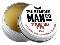 The Bearded Man Company Воск для усов Steel