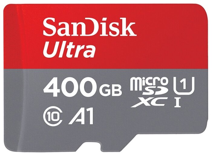 Карта памяти SanDisk Ultra microSDXC Class 10 UHS Class 1 A1 100MB/s + SD adapter