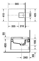 Биде DURAVIT Starck X 226015