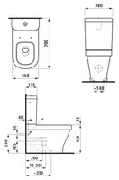 Унитаз LAUFEN LB3 8.2468.4.000.000.1