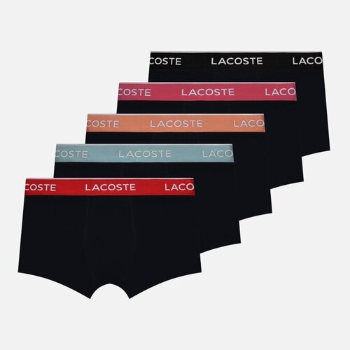 Комплект мужских трусов Lacoste Underwear 5-Pack Stretch Cotton комбинированный, Размер S