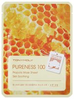 TONY MOLY тканевая маска Pureness 100 Propolis антисептическая 21 г 1 шт. саше