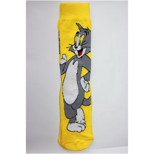 Носки Frida, размер 35-43, белый, желтый носки frida размер 35 43 голубой желтый синий