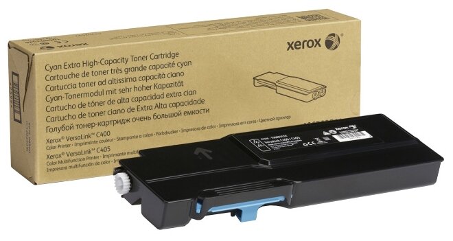 Картридж лазерный Xerox 106R03534 голубой, с чипом