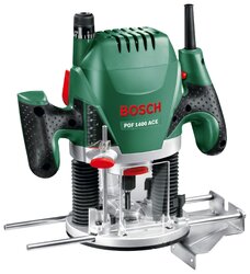 Вертикальный фрезер BOSCH POF 1400 ACE + 6 фрез, 1400 Вт