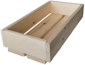 Ящик для хранения деревянный из хвойных пород для цветов и вещей