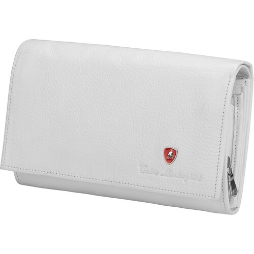 Кошелек TONINO LAMBORGHINI Sport Elegance White, 17.7х11.5 см, кожа.