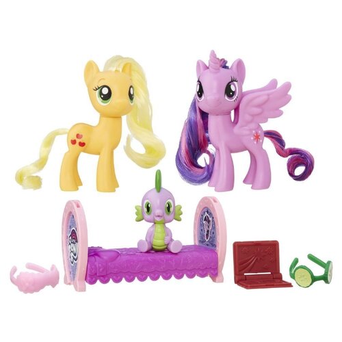 фото Игровой набор my little pony пони-модницы: парочки twilight sparkle & applejack b9850