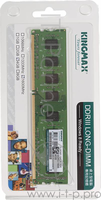 Память DDR3 4Gb 1600MHz Kingmax Km-ld3-1600-4gs RTL PC3-12800 Dimm 240-pin .