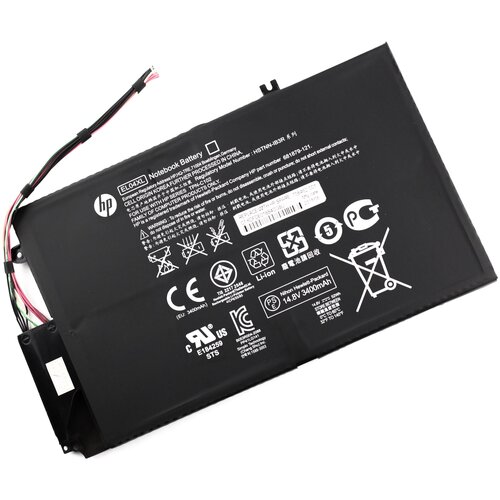 Аккумулятор для ноутбука HP Envy 4 (14.8V 3400mAh) Original PN: EL04XL, TPN-C102, TPN-C105, HSTNN-IB3R аккумулятор для hp 15 dh org 11 55v 5676mah p n pg06xl hstnn db9f