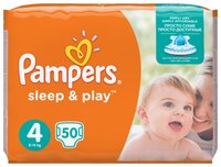 Pampers подгузники Sleep&Play 4 (8-14 кг) 50 шт.