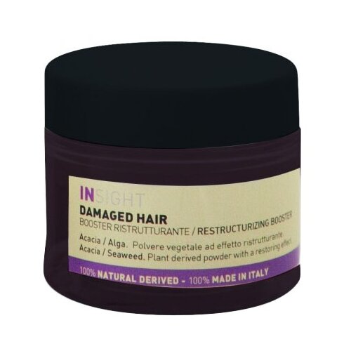 Insight DAMAGED HAIR Реструктурирующий бустер для волос, 35 мл, банка insight damaged hair реструктурирующий спрей для волос 100 г 100 мл спрей