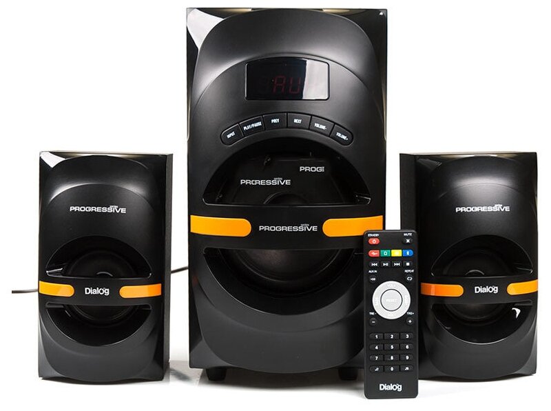 Портативная акустическая система Dialog Progressive AP-210B Black