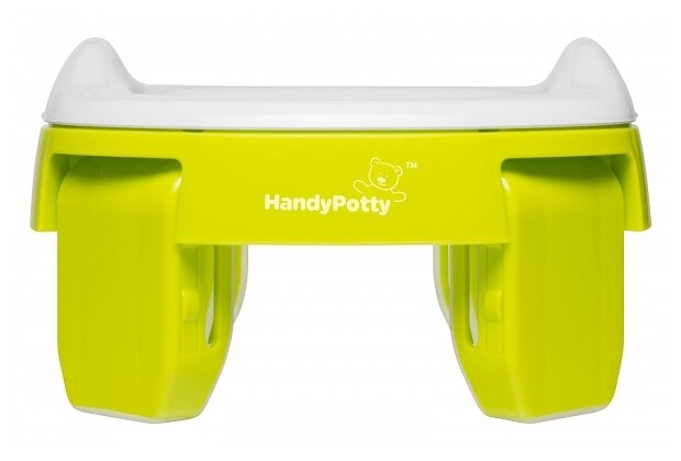 Горшок HandyPotty Складной дорожный горшок в фирменной сумке/Зеленый