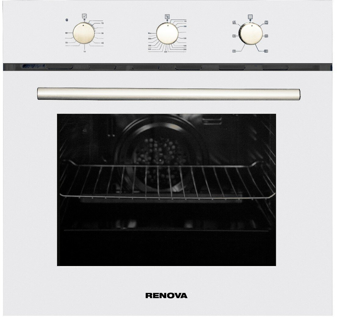 фото Встраиваемый духовой шкаф RENOVA O90-6WS2 белый