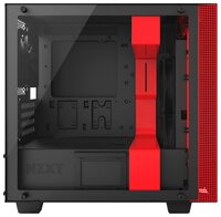 Компьютерный корпус NZXT H400i Black/red