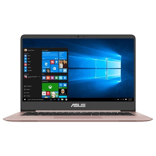 фото Ноутбук ASUS Zenbook UX410UF (Intel Core i5 8250U 1600 MHz/14"/1920x1080/8GB/256GB HDD+SSD/DVD нет/NVIDIA GeForce MX130/Wi-Fi/Bluetooth/Windows 10 Home) 90NB0HZ4-M03850, UX410UF-GV179T розовый