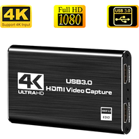 Карта видеозахвата 4K USB 3.0, совместимая с HDMI, 1080P, 60 Гц