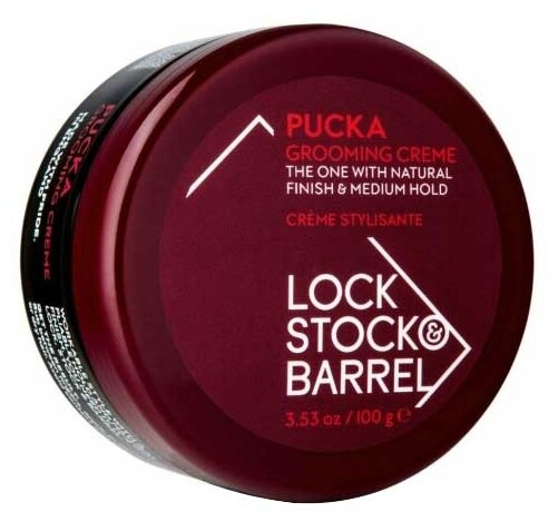 Lock Stock & Barrel Крем Pucka Grooming Creme, средняя фиксация
