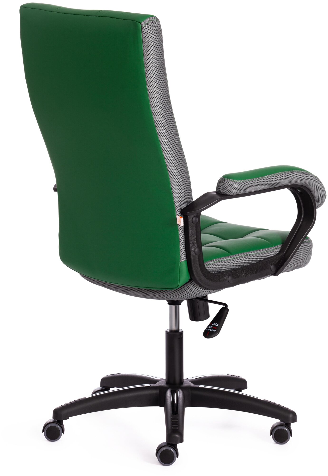 Компьютерное кресло TetChair Trendy для руководителя, обивка: искусственная кожа/текстиль, цвет: зеленый - фотография № 3