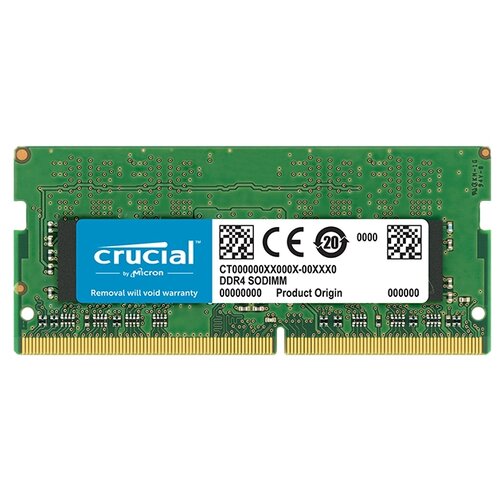 оперативная память crucial 4 гб ddr4 2666 мгц sodimm cl19 ct4g4sfs8266 Оперативная память Crucial 8 ГБ DDR4 2666 МГц SODIMM CL19 CT8G4SFS8266