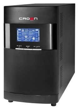 ИБП Crown On-Line Cmuoa-350-2k IEC 2000VA/1800W, корпус металл, Tower, АКБ 6*12V/7AH, Pf-0.9, AVR 11